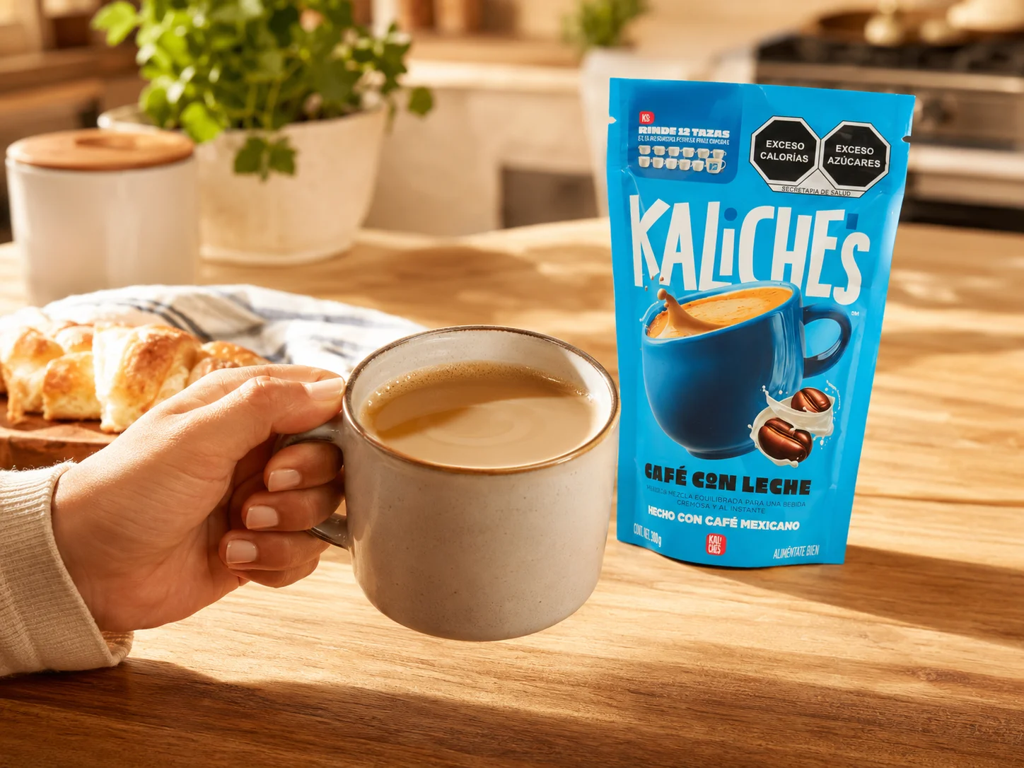 Kaliche's preparado en casa o en la oficina