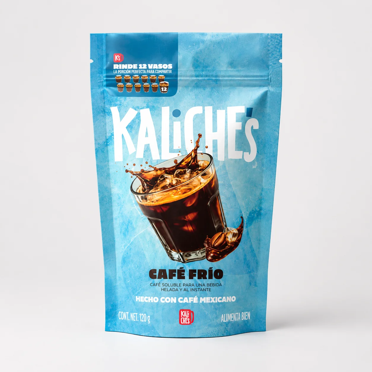 Empaque de Café Frío Kaliche's 120g