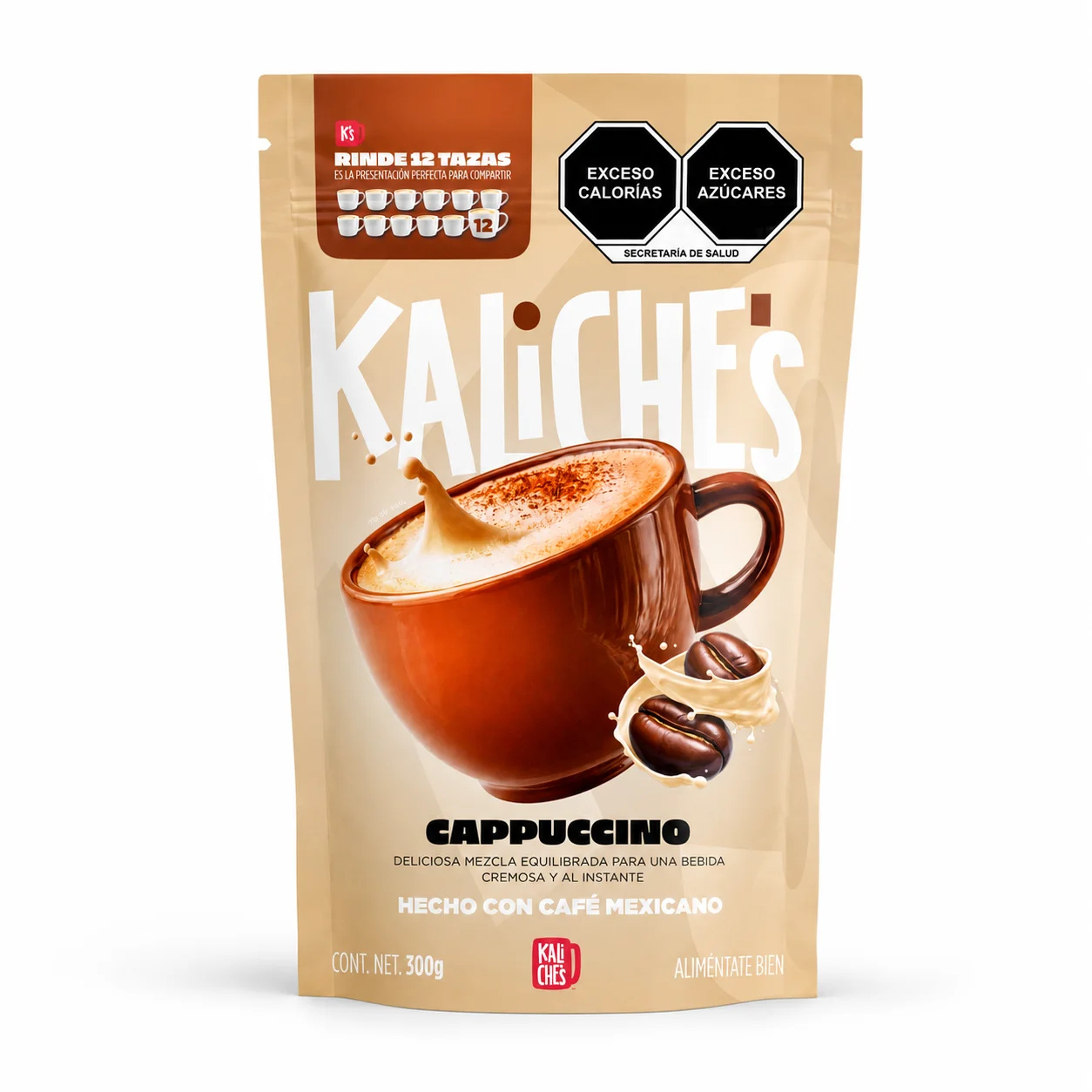 Empaque de Cappuccino Clásico Kaliche's 300g